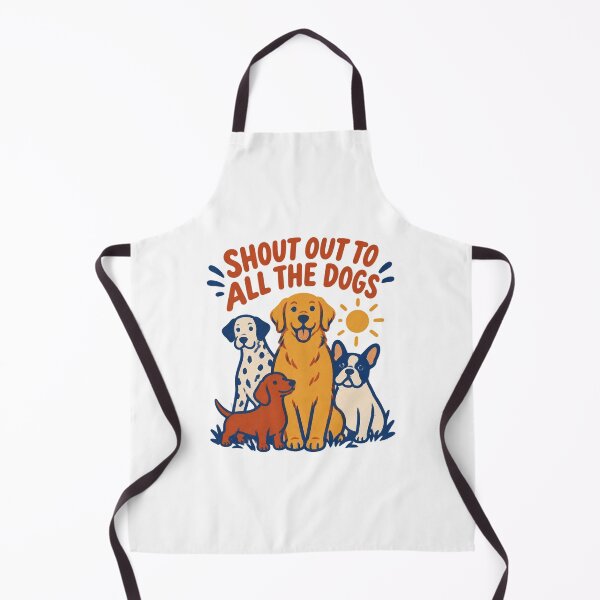Item preview, Shout Out To All The Dogs Fun Canine Lover Design designed and sold by SpiritChuu.