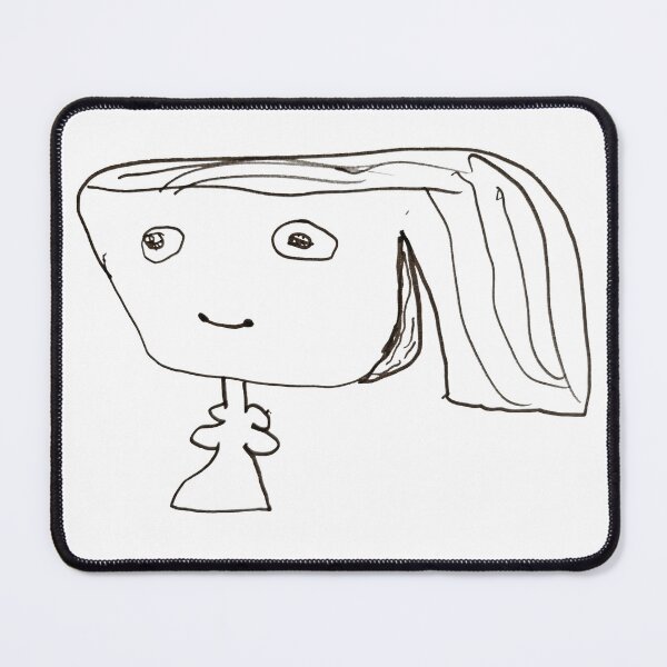 Item preview, Blue Monday Survivor - Unique Child's Drawing designed and sold by TwoLinesArt.