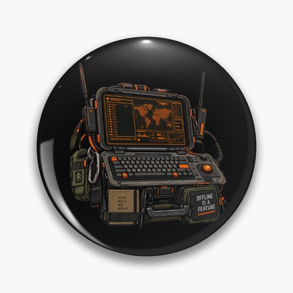 Item preview, DIY Cyberdeck Builder – Offline Is a Feature | Rugged Field Terminal Design designed and sold by amndro.