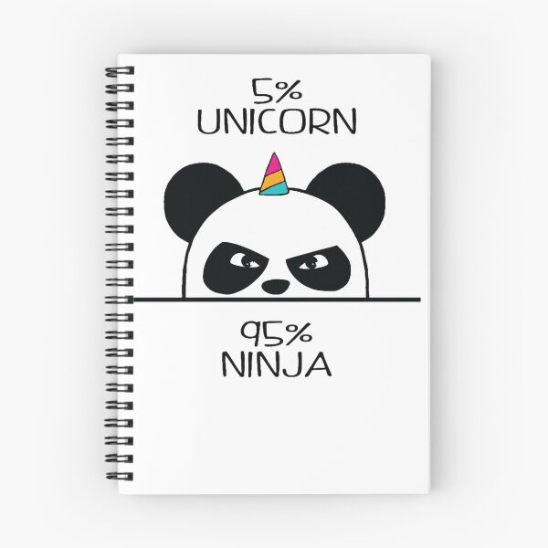 Item preview, Unicorn Ninja Panda designed and sold by LolaReichel.