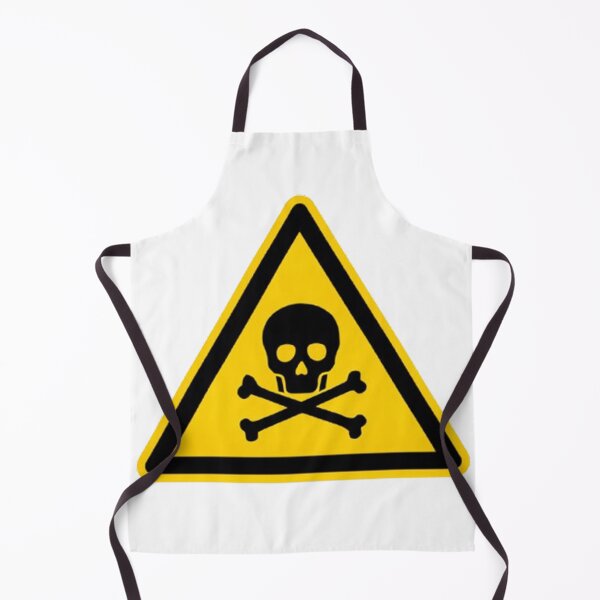 Item preview, Yellow Warning Sign Skull and Crossbones designed and sold by Craft99.