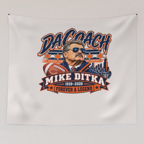 Aperçu de l'œuvre Mike Ditka créée et vendue par creativecolage.