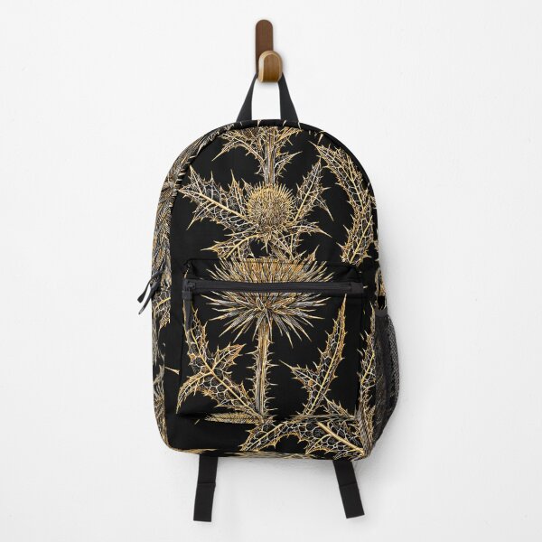 Item preview, Gold on black thistles designed and sold by andreisky.