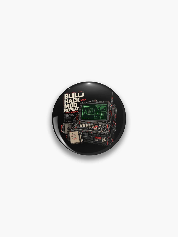 Thumbnail 1 of 3, Pin, DIY Cyberdeck Computer – Build Hack Mod Repeat | Raspberry Pi & Linux Field Terminal designed and sold by amndro.