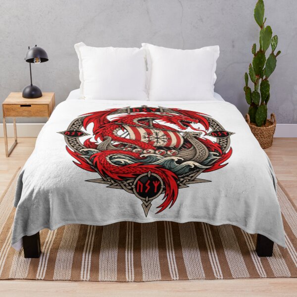 Item preview, Viking Dragon Norse Mythology Longship Celtic Art designed and sold by newsuept25.art.