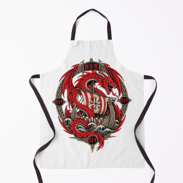 Item preview, Viking Dragon Norse Mythology Longship Celtic Art designed and sold by newsuept25.art.