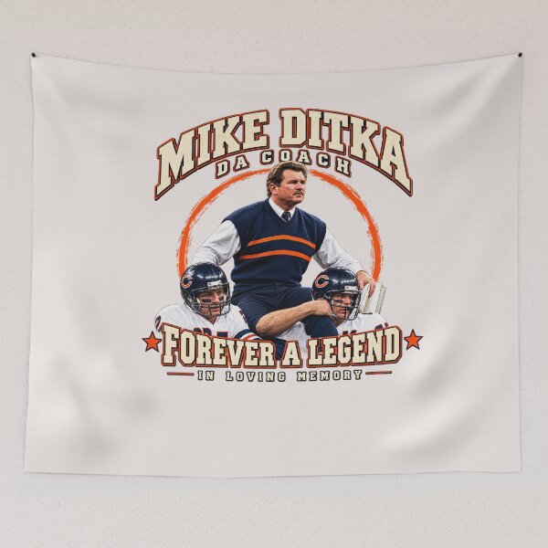 Aperçu de l'œuvre Mike Ditka créée et vendue par creativecolage.