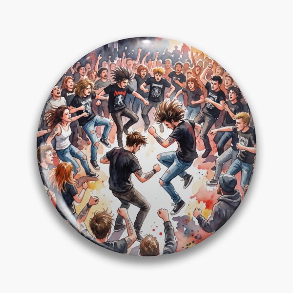 Item preview, Vibrant Watercolor Painting of a Lively Nightclub Party Scene designed and sold by jopiew.