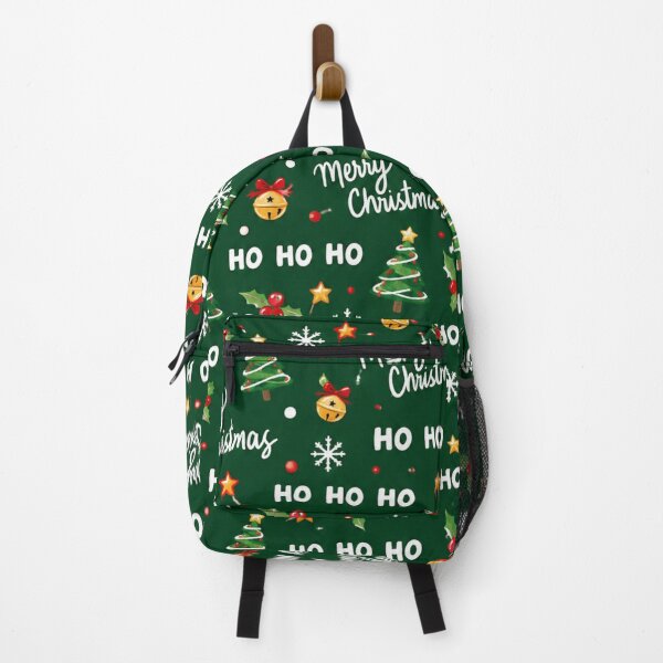 Item preview, Merry Christmas Ho Ho Ho Seamless Pattern – Green Holiday Design designed and sold by Art-spree.