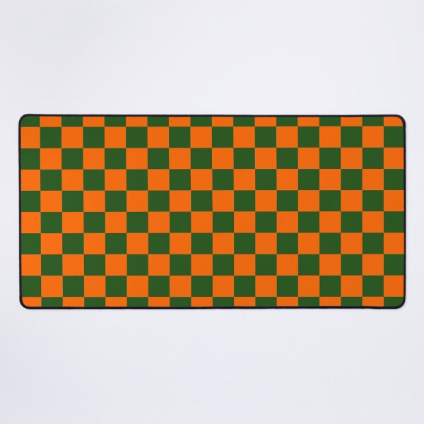 Item preview, Orange and Dark Green Checkered Pattern designed and sold by Jeallan Designs.