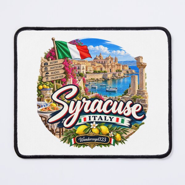 Item preview, Syracuse, Sicily – Historic Old Town Ortigia & Mediterranean Vintage Design designed and sold by Wandervogel123.