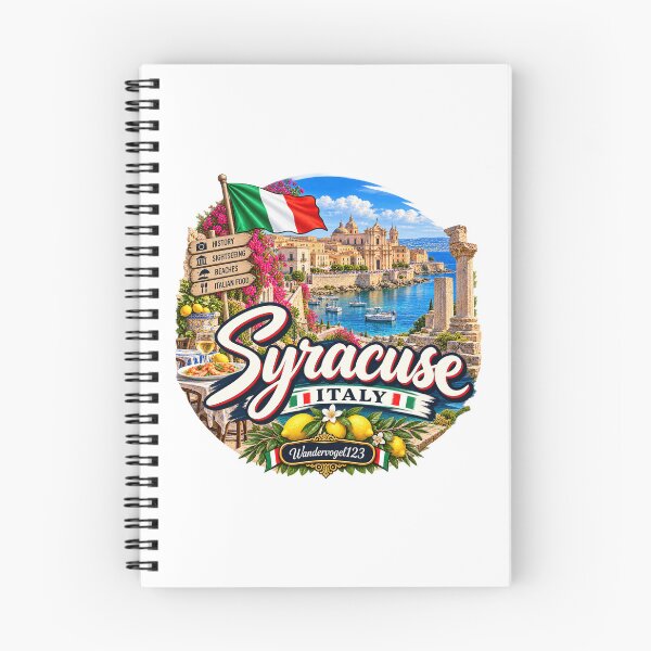 Item preview, Syracuse, Sicily – Historic Old Town Ortigia & Mediterranean Vintage Design designed and sold by Wandervogel123.