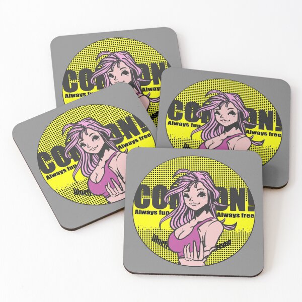 Item preview, Always Fun Always Free – Cute Pink Hair Pop Art Girl designed and sold by robinsonartz.