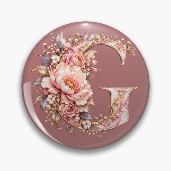 Item preview, Rose Gold Monogram Letter G Art designed and sold by chicworld2026.