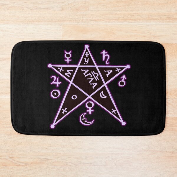 Item preview, AGLA Pentagram With Planetary Symbols designed and sold by weirdove.