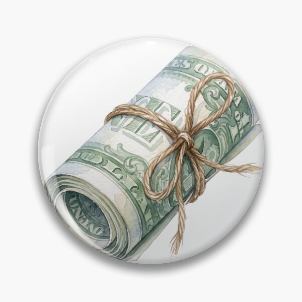 Item preview, Roll of Cash Tied with Jute Twine designed and sold by jopiew.