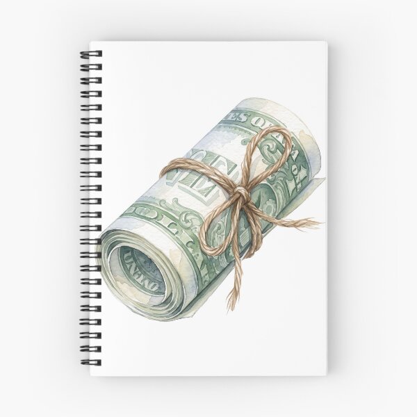 Item preview, Roll of Cash Tied with Jute Twine designed and sold by jopiew.