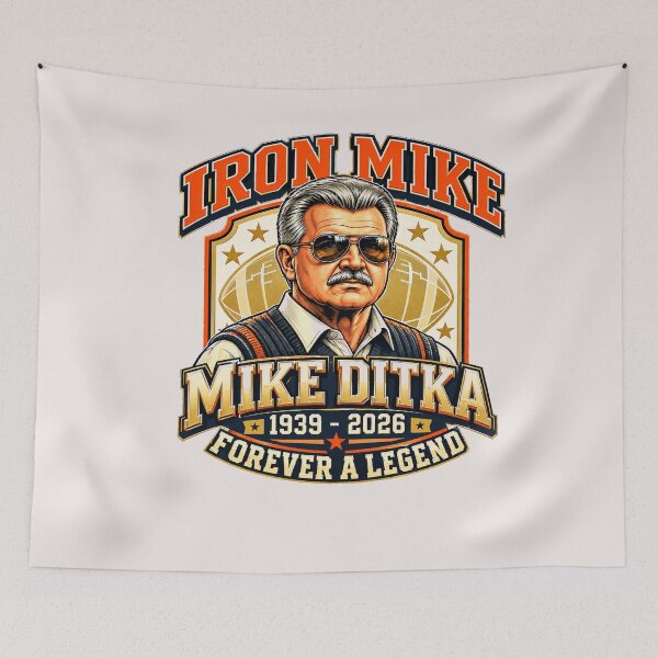 Aperçu de l'œuvre Mike Ditka créée et vendue par creativecolage.
