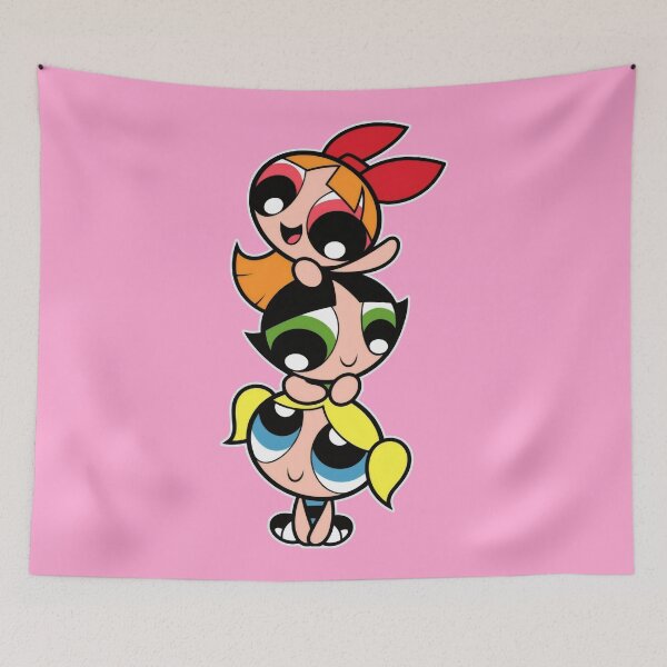 Item preview, Stacked Retro Heroines Trio - Y2K Cute Cartoon Stack Vector Art designed and sold by Billy Morfo™.