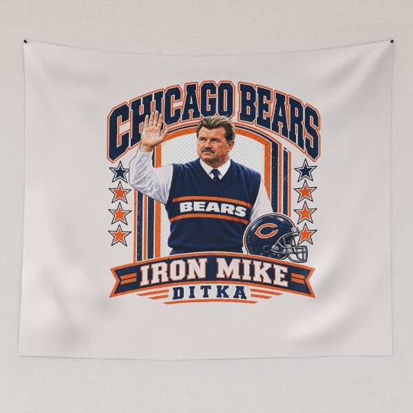 Aperçu de l'œuvre Mike Ditka créée et vendue par creativecolage.