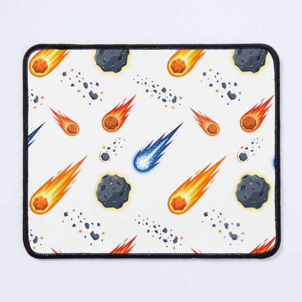 Item preview, Seamless Pattern of Colorful Meteors and Falling Asteroids designed and sold by jopiew.