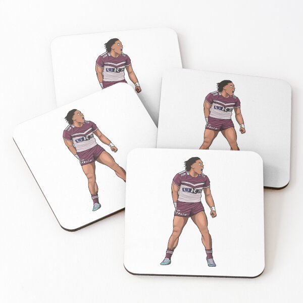 Item preview, TOLU KOULA MANLY SEA EAGLES NRL RUGBY LEAGUE designed and sold by WoodenSpoonerss.