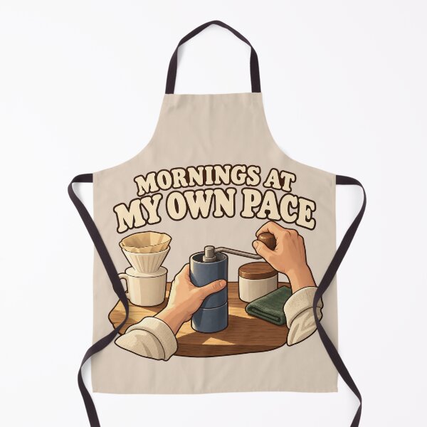 Item preview, Mornings At My Own Pace Home Barista Art designed and sold by MythicCotton.