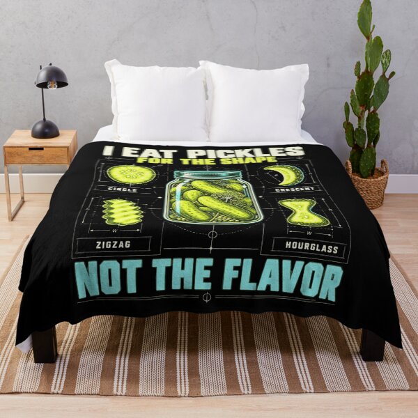Item preview, I Eat Pickles For The Shape Not The Flavor Funny Pickle Lover Food Humor designed and sold by FolkGraphics.