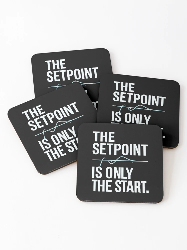 Thumbnail 1 of 5, Coasters (Set of 4), Controls Engineer Setpoint Tracking Process Control Design designed and sold by Amr Darwish Graphic designer.