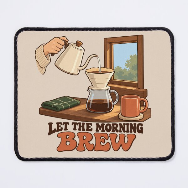Item preview, Let The Morning Brew Home Barista Pour Over designed and sold by MythicCotton.