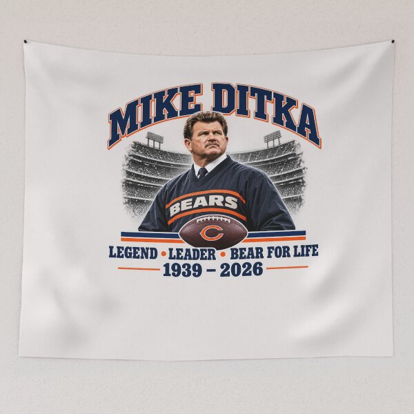 Aperçu de l'œuvre Mike Ditka créée et vendue par creativecolage.