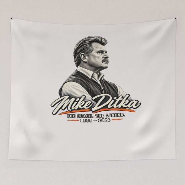 Aperçu de l'œuvre Mike Ditka créée et vendue par creativecolage.