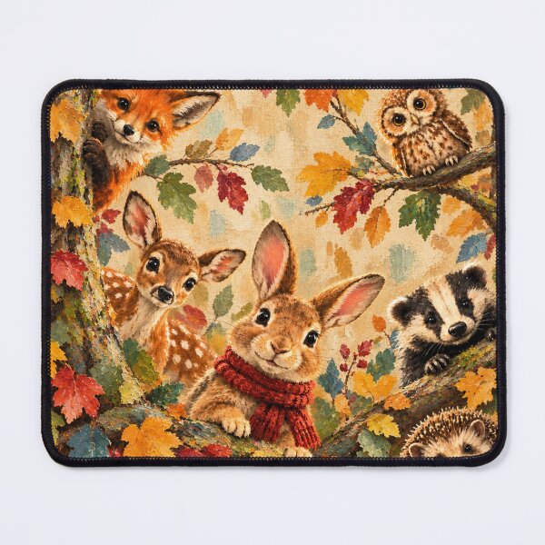 Item preview, Woodland Animals Print  designed and sold by Blue  Robin.