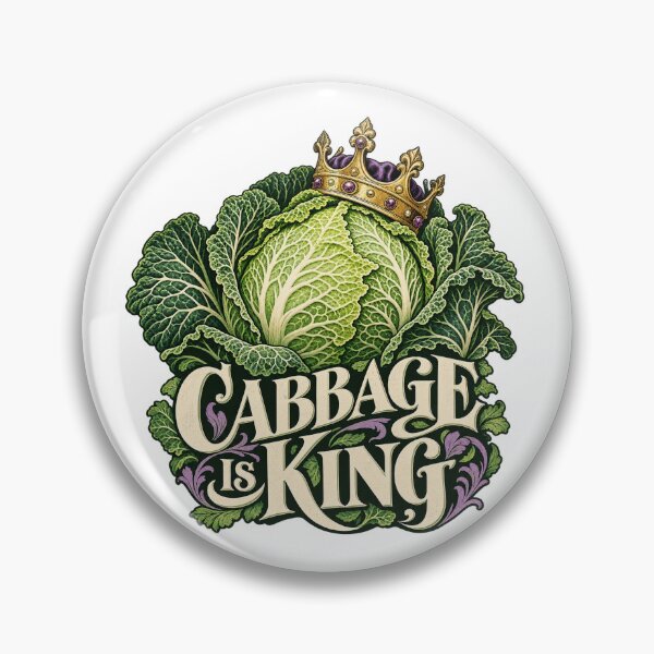Item preview, Cabbage is King! designed and sold by slemfiskz.
