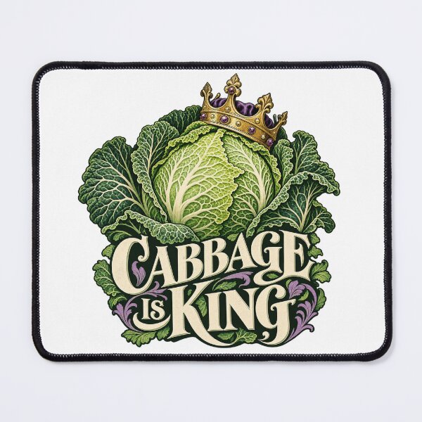 Item preview, Cabbage is King! designed and sold by slemfiskz.