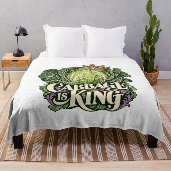 Item preview, Cabbage is King! designed and sold by slemfiskz.