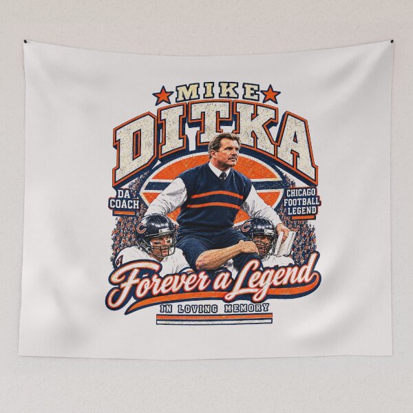 Aperçu de l'œuvre Mike Ditka créée et vendue par creativecolage.