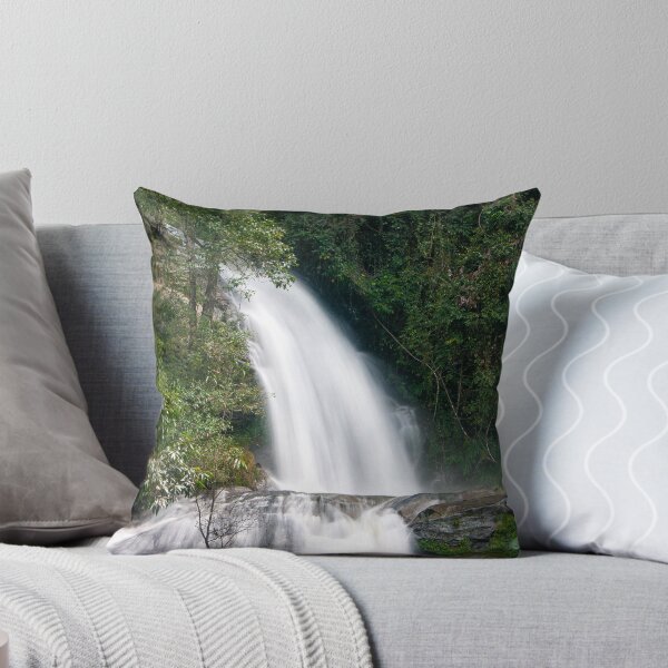 Item preview, The White Arc — Jungle Waterfall Plunging Through the Green, Thailand designed and sold by Jomsunshine.