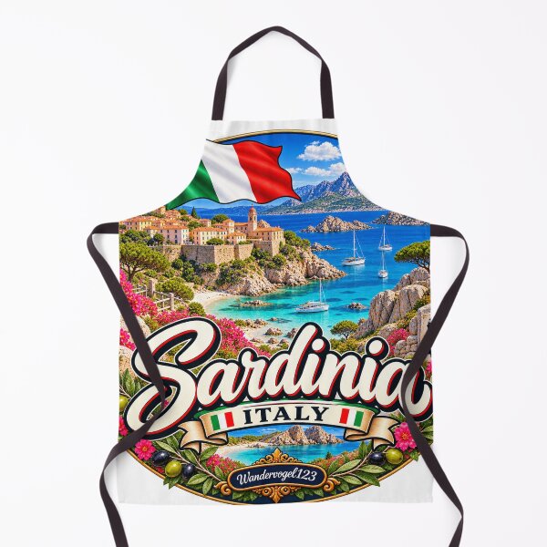 Item preview, Sardinia, Italy – Dreamlike beaches, turquoise sea & vintage design designed and sold by Wandervogel123.