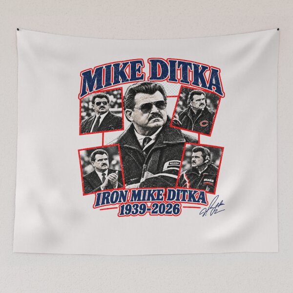 Aperçu de l'œuvre Mike Ditka créée et vendue par creativecolage.