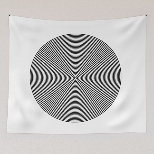 Item preview, Hypnotic Circles Optical Illusion Graphic designed and sold by artsandsoul.
