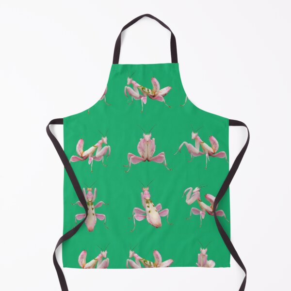 Item preview, Orchid Mantis – Pink Bug Pattern on Emerald Green designed and sold by Helt-enkelt.