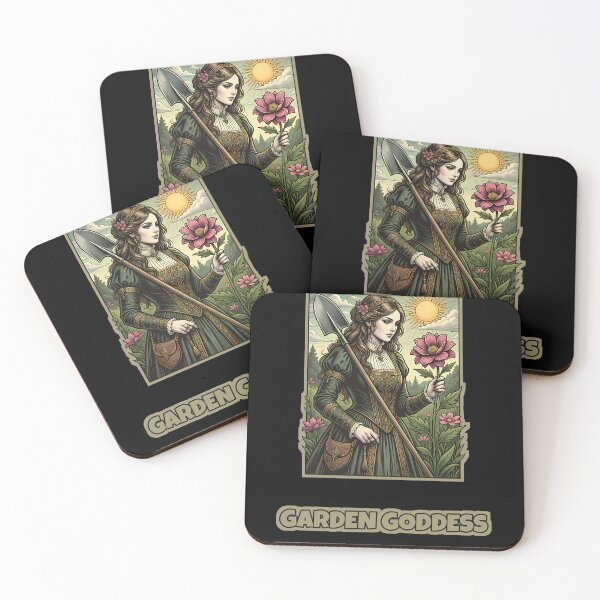 Item preview, Garden Goddess — Garden Tools and Flowers designed and sold by DarkAgeArt.