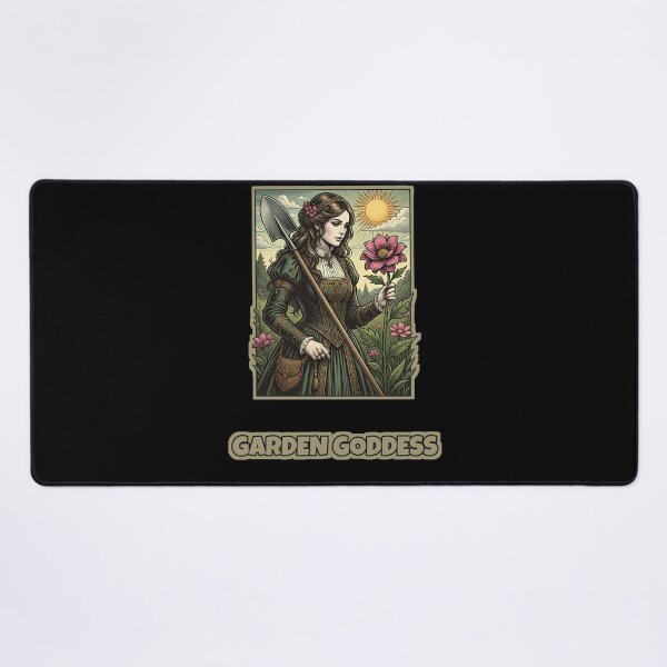 Item preview, Garden Goddess — Garden Tools and Flowers designed and sold by DarkAgeArt.