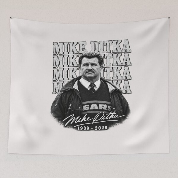 Aperçu de l'œuvre Mike Ditka créée et vendue par creativecolage.