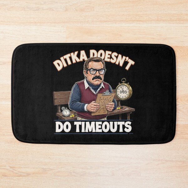 Item preview, Ditka Doesn't Do Timeouts — Funny Vintage Football designed and sold by Etch-art.