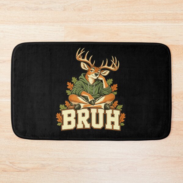 Item preview, Bruh Deer Hunting Humor Outdoorsman designed and sold by FolkGraphics.