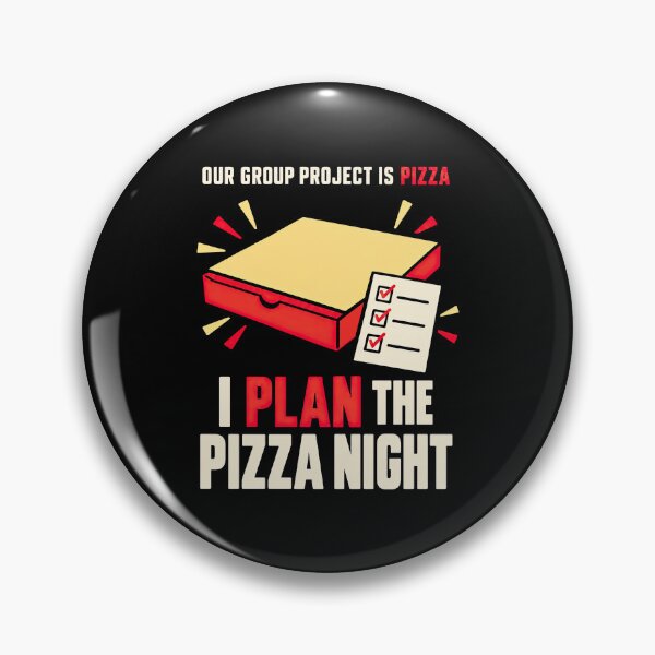 Item preview, Pizza Night Planner Matching Crew Role designed and sold by Katalice Design.