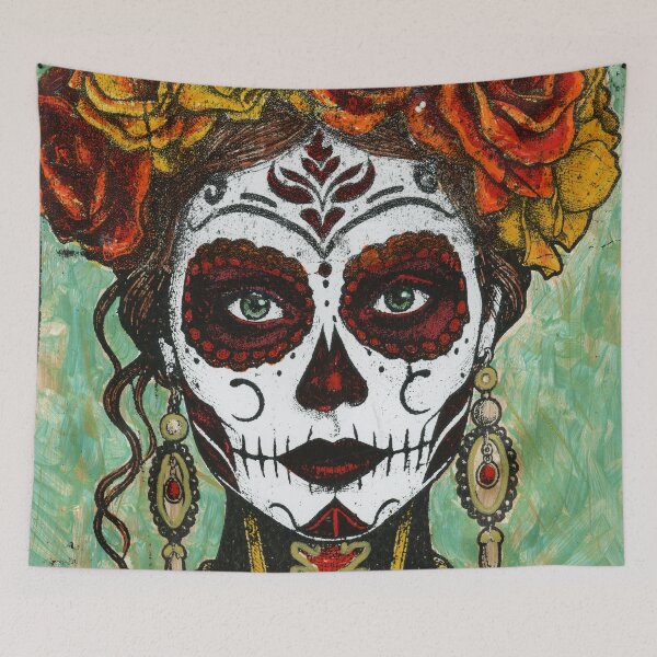 Item preview, Catrina de otoño designed and sold by ElvisSantanaArt.