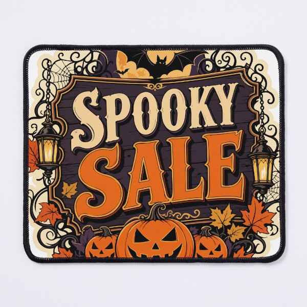 Item preview, Spooky Sale - Vintage Halloween Promotional Sign Design designed and sold by YasminTaha.